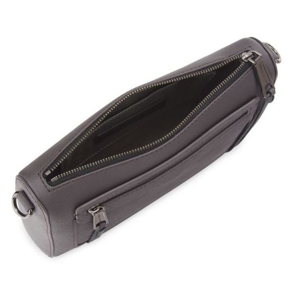 Rebecca Minkoff Avery Leather Crossbody Bag (Color - Graphite) - Picture 4 of 9